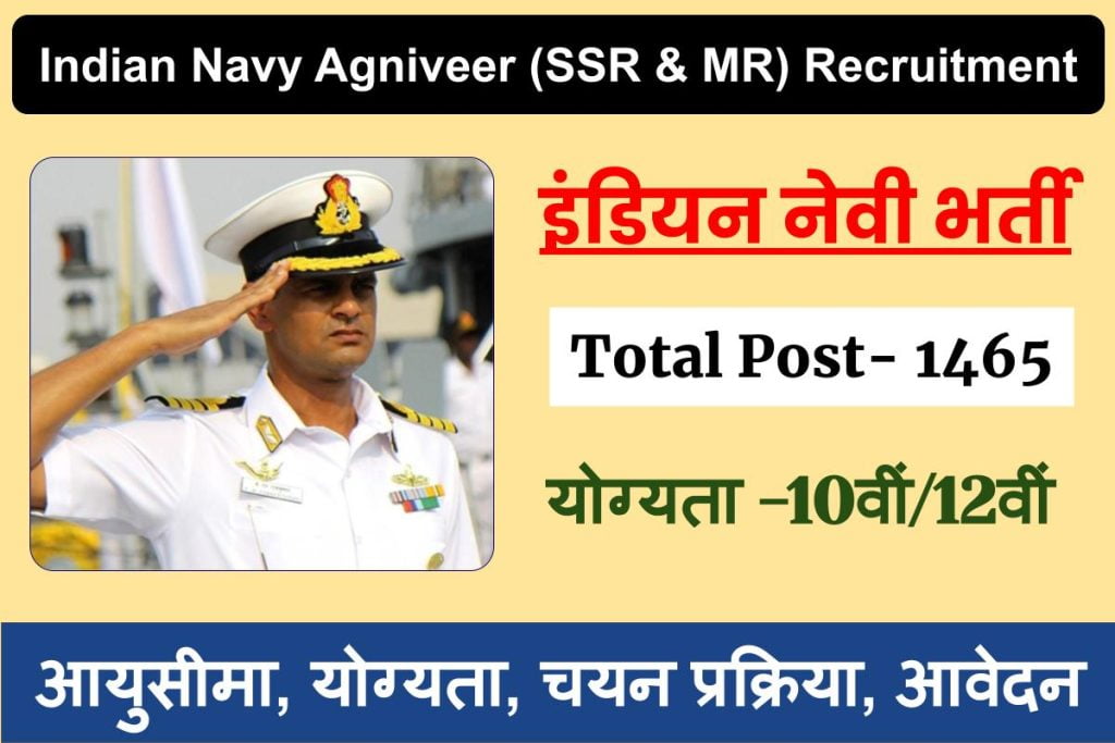 Indian Navy Agniveer Ssr Mr Batch Online Form Sarkari