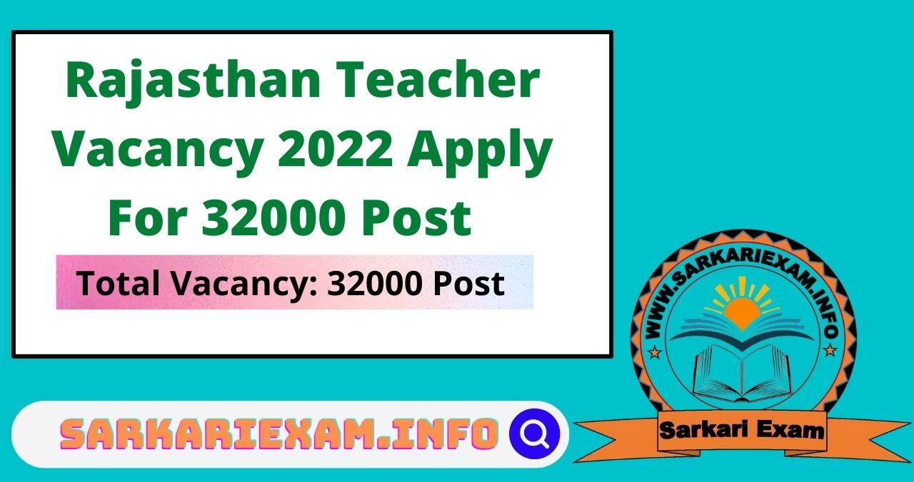 special education teacher vacancy in rajasthan