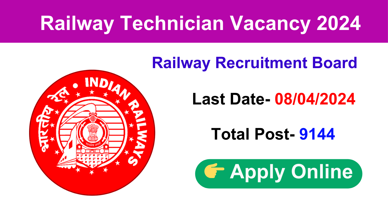 Railway RRB Technician Exam Date 2024 Out Check Here