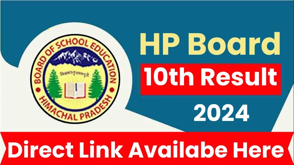 HP Board (HPBOSE) 10th 12th Result 2024