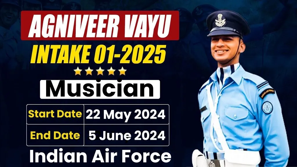 Indian Airforce Agniveer Vayu Musician Intake 012025 Online Form