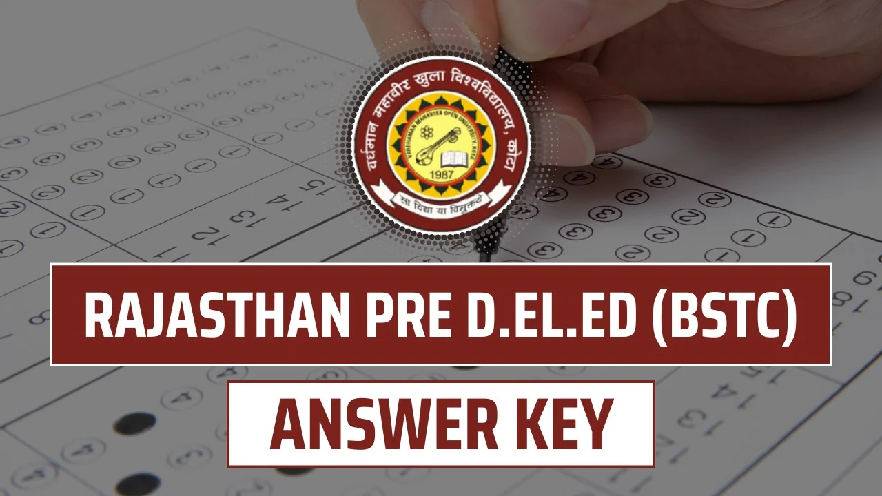 Rajasthan BSTC DELED Pre Answer Key 2024 Sarkari Result