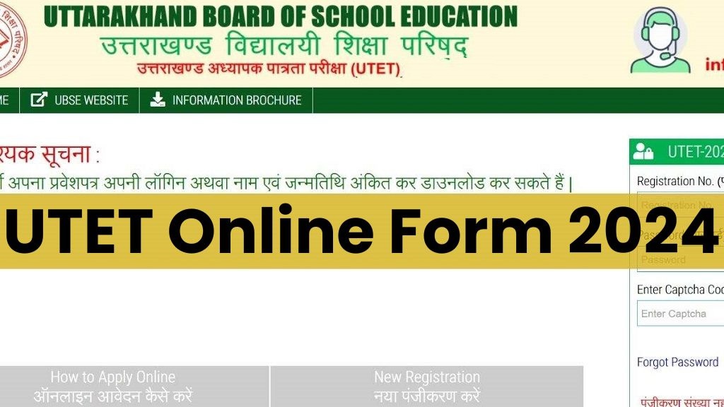 Uttarakhand TET UTET Admit Card 2024 Exam Date Notice